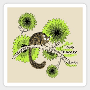 lemur Sticker